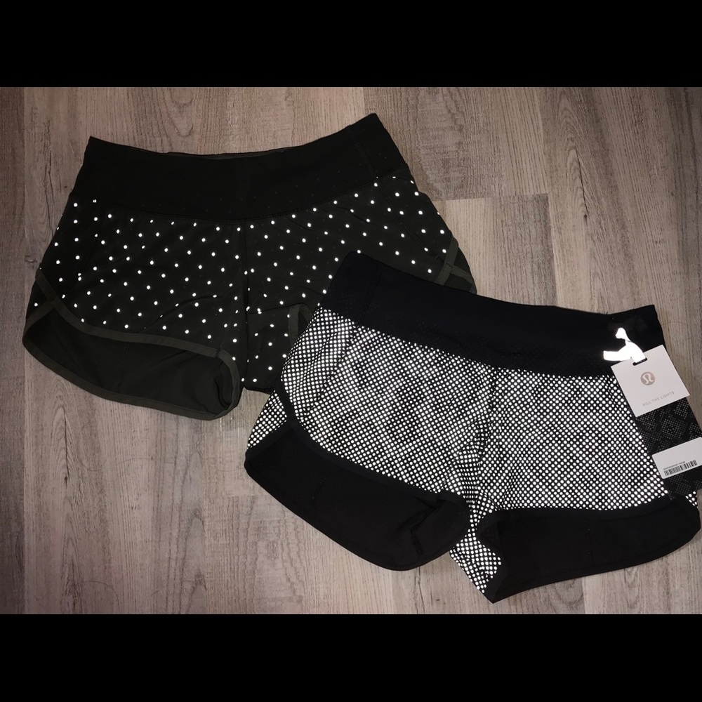 TRADE: Lululemon reflective speed shorts size 2